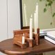 Magnolia Home by Joanna Gaines Brown Multiple Taper Holder-2