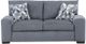 Porter International Designs Clayton Gray Loveseat-0