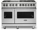 Viking® 5 Series 48" Stainless Steel Pro Style Dual Fuel Range-0