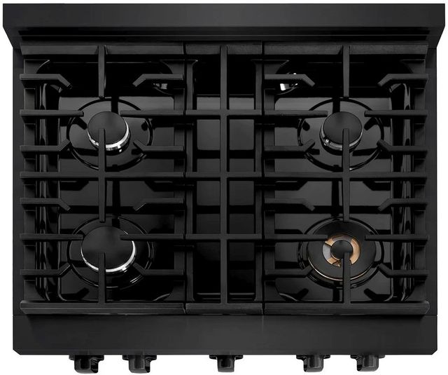 ZLINE Paramount 30" Black Stainless Steel Pro Style Dual Fuel Range-3