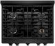 ZLINE Paramount 30" Black Stainless Steel Pro Style Dual Fuel Range-3