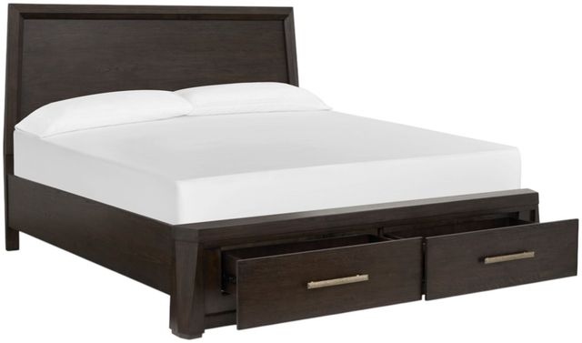 Magnussen Home® Tauren Brown King Panel Storage Bed-1