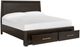 Magnussen Home® Tauren Brown King Panel Storage Bed-1
