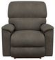 La-Z-Boy® Brooks Slate Power Rocking Recliner with Headrest-1