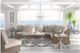 Signature Design by Ashley® Beachcroft 4 Piece Beige Outdoor Conversational Set-4