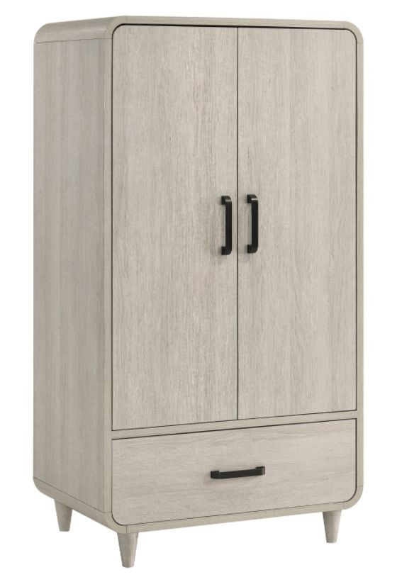 Crown Mark Nyomi White Armoire-0