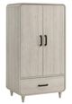 Crown Mark Nyomi White Armoire-0