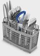 Smeg 18" Black Top Control Built-In Dishwasher -4