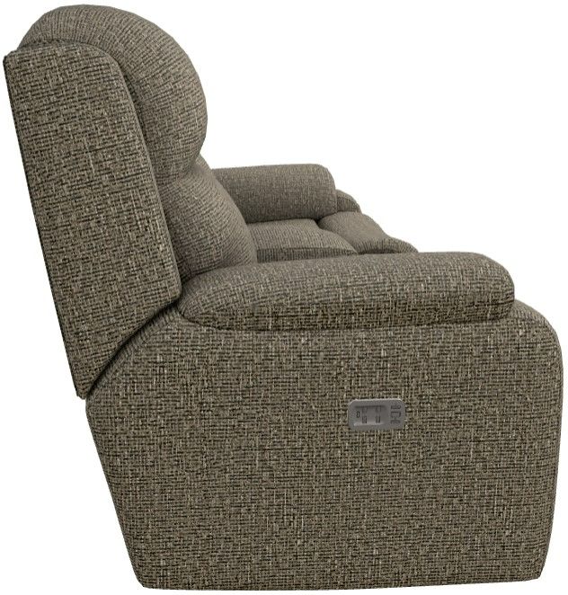La-Z-Boy® Dorian Peppercorn Power Reclining Loveseat with Console, Headrest, and Lumbar-2