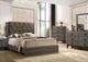 ACME Furniture Avantika Rustic Gray Oak Eastern King Panel Bed-2