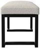 Coaster® Mesa Vanilla Boucle Upholstered Accent Bench-2