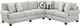Fusion Furniture Dizzy Iron 2-Piece Sectional-0