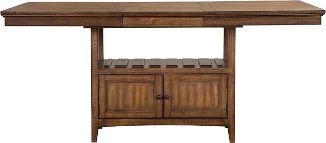 Magnussen Home® Bay Creek Toasted Nutmeg Counter Height Table-4