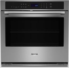 Maytag® 30" Fingerprint Resistant Stainless Steel Single Electric Wall Oven with Air Fryer