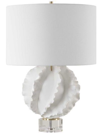 Uttermost® Saylor White Table Lamp-3