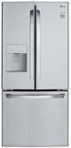 LG 30" 21.8 Cu. Ft Stainless Steel French Door Refrigerator-0
