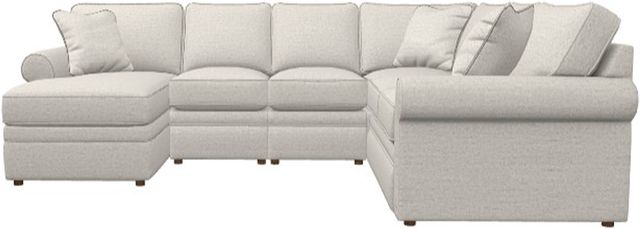 La-Z-Boy® Collins 5-Piece Oyster Sectional and Chaise-1
