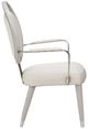 Michael Amini® Eclipse Ivory Jacquard/Moonlight Arm Chair-3