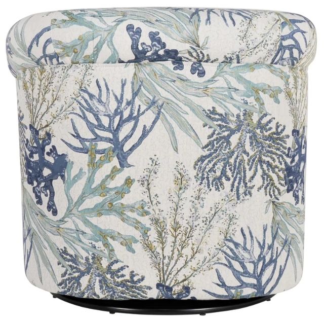 Powell® Adella Blue Ocean Swivel Chair-4