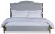 Century® Carrier and Company Light Gray Queen Gemma Upholstered Bed-0