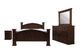 Vintage Furniture Mansion Walnut King Bed-2