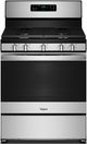 Whirlpool® 30” Stainless Steel Freestanding Gas Range with Crispy Mode and Griddle Zone-0