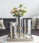 A & B Home Halloway Silver/Gold Candle Holder-5