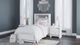 Signature Design by Ashley® Altyra White Twin Upholstered Panel Headboard-2