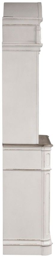 Liberty Furniture Magnolia Manor Antique White/Weathered Bark Hutch and Buffet-3