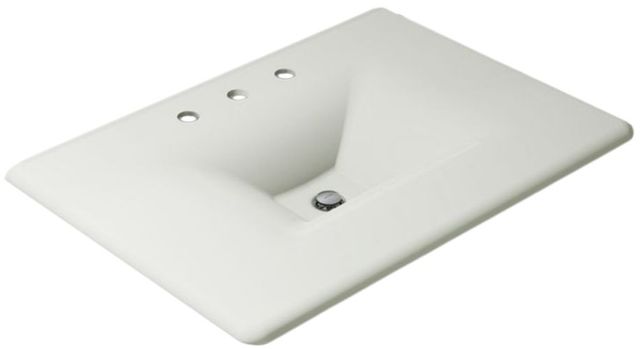 Kohler Iron/Impressions® Dune 31" Widespread Enameled Cast Iron Vanity Top with Integrated Rectangular Sink-0