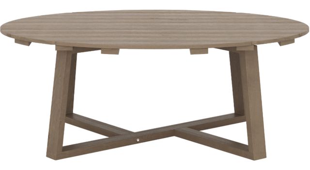 New Classic® Home Furnishings Carezza Natural Acacia Outdoor Coffee Table-2