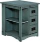 Powell® Mission Teal Side Table-0