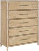 Hooker® Furniture Retreat Pole Rattan Dune 5-Drawer Chest-0