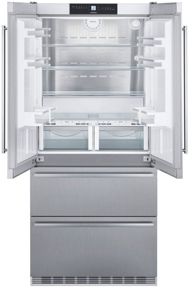 Liebherr 18.9 Cu. Ft. Stainless Steel French Door Refrigerator-1