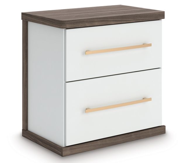 Signature Design by Ashley® Kendanport Brown/White 2-Drawer Nightstand-0