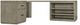 Hooker® Furniture Linville Falls Mink Corner Desk with Open and Small File-0