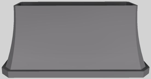 Vent-A-Hood® Designer Series 66" Gunsmoke Island Range Hood-0