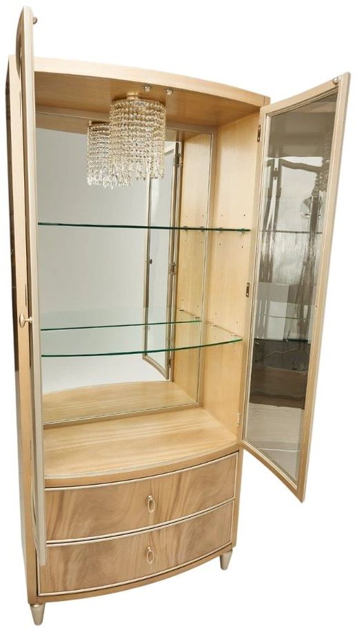 Michael Amini® Villa Cherie Caramel Display Cabinet-4