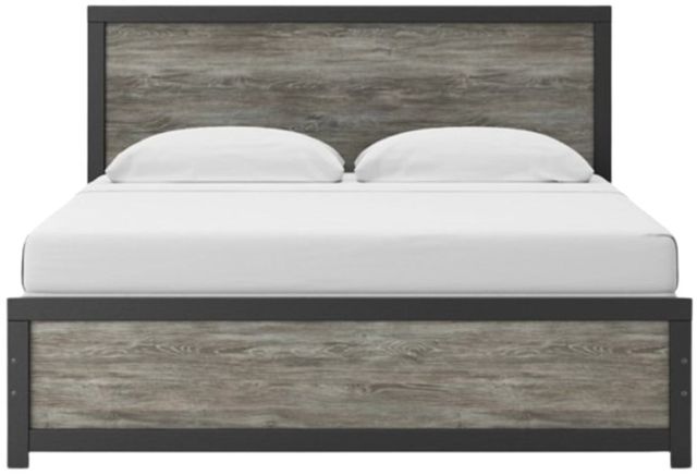Signature Design by Ashley® Broachmyn Black/Gray King Panel Bed-1