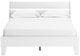 Signature Design by Ashley® Socalle Matte White Queen Panel Platform Bed-2