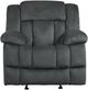 Homelegance® Laurelton Charcoal Manual Glider Recliner-2