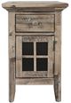 Jofran Inc. Rustic Shores Gray Wash Power Chairside Table-2