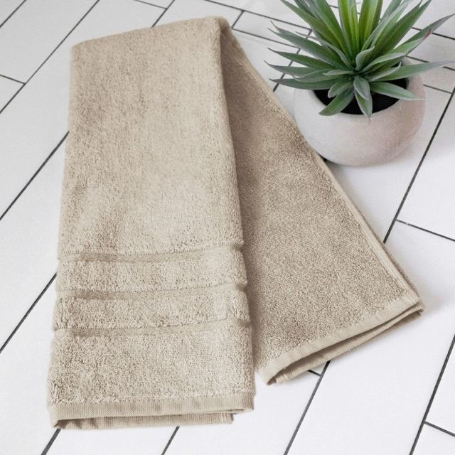 Cariloha Stone Viscose and Turkish Cotton Blend Hand Towel-4