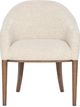 Hooker® Furniture Eleana Classic Linen/Light Caramel Upholstered Dining Arm Chair-2