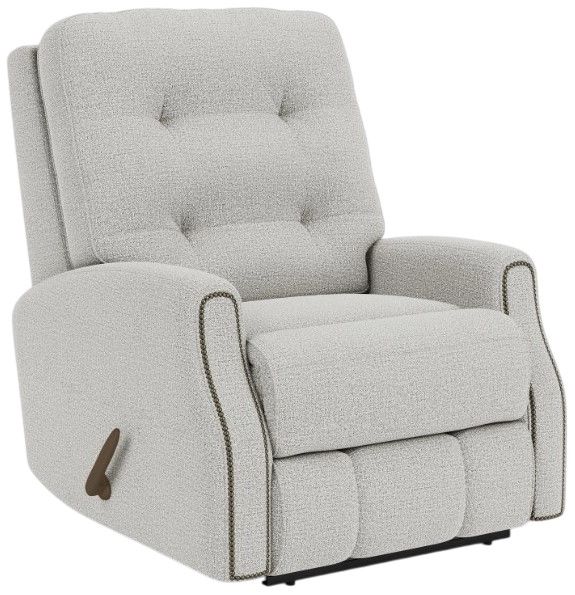 Flexsteel® Devon Silver Glacier Rocking Recliner-0