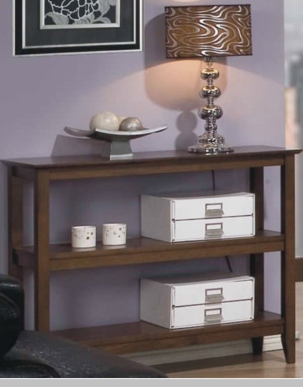 Winners Only® Quadra Walnut Low Bookcase
