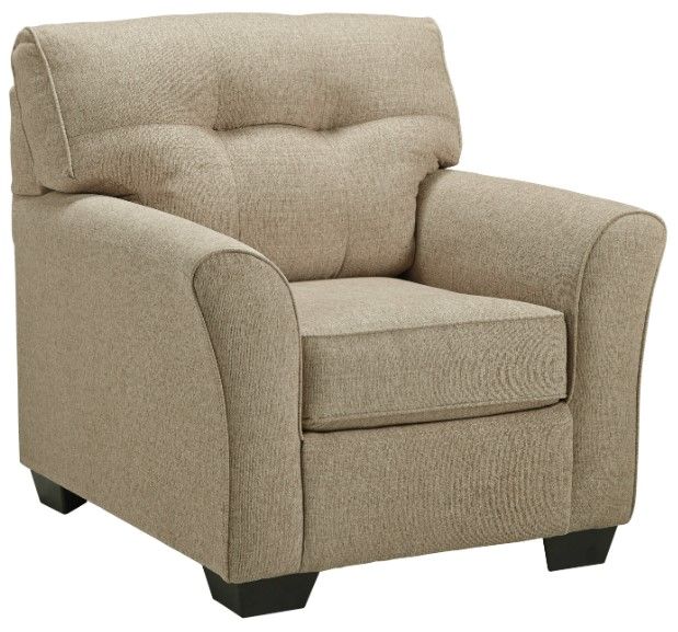 Benchcraft® Ardmead 2-Piece Putty Chair and Ottoman Set-1