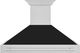 ZLINE 48" Black Matte Wall Mounted Range Hood-0