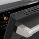 ZLINE Paramount 36" Satin Stainless Steel Pro Style Induction Range with Black Matte Door-3