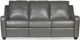 Campio Furniture Legacy Leather Quinn Dark Gray Motion Sofa-1